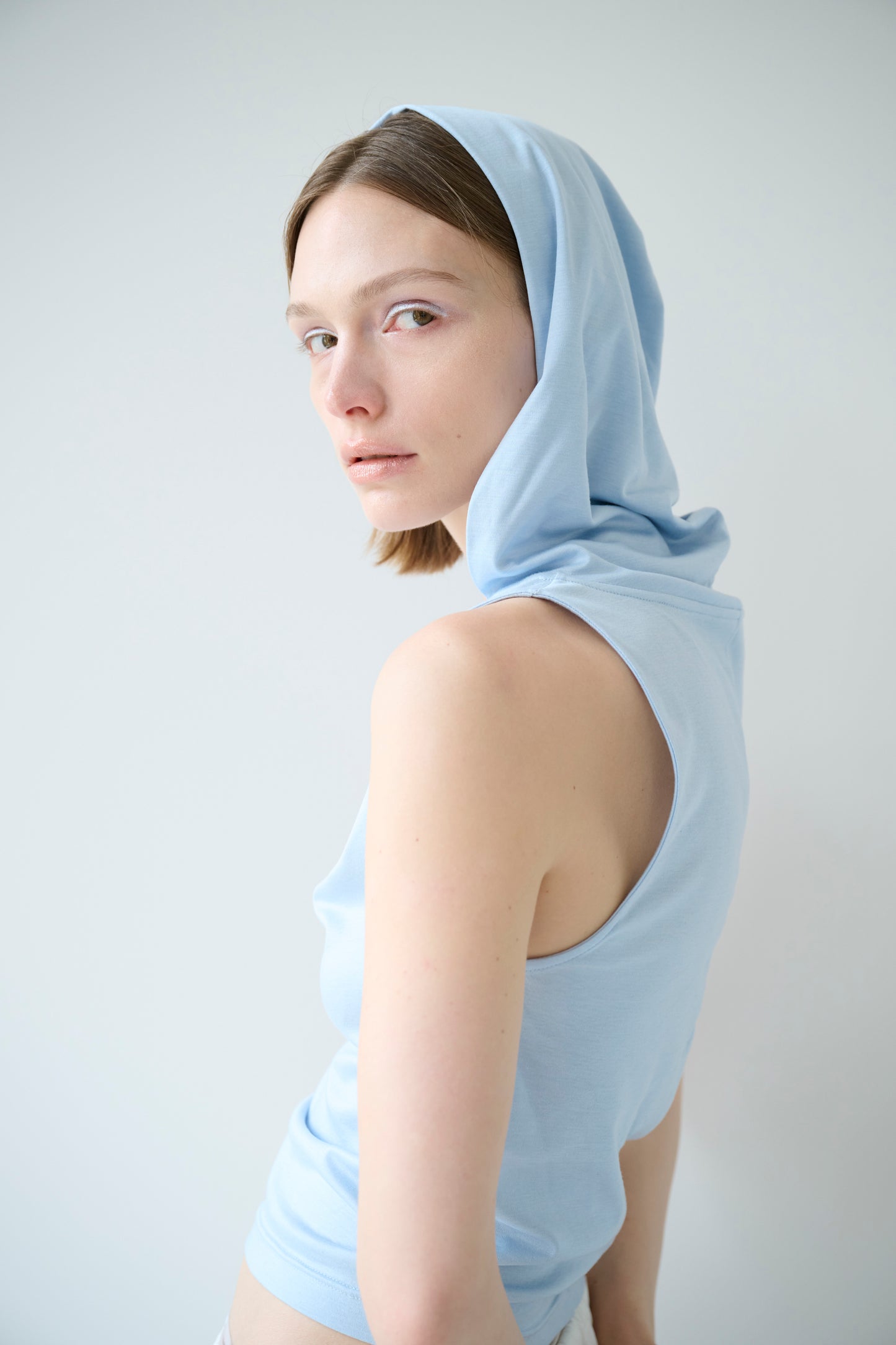 【 Order 】Drape Hood Top