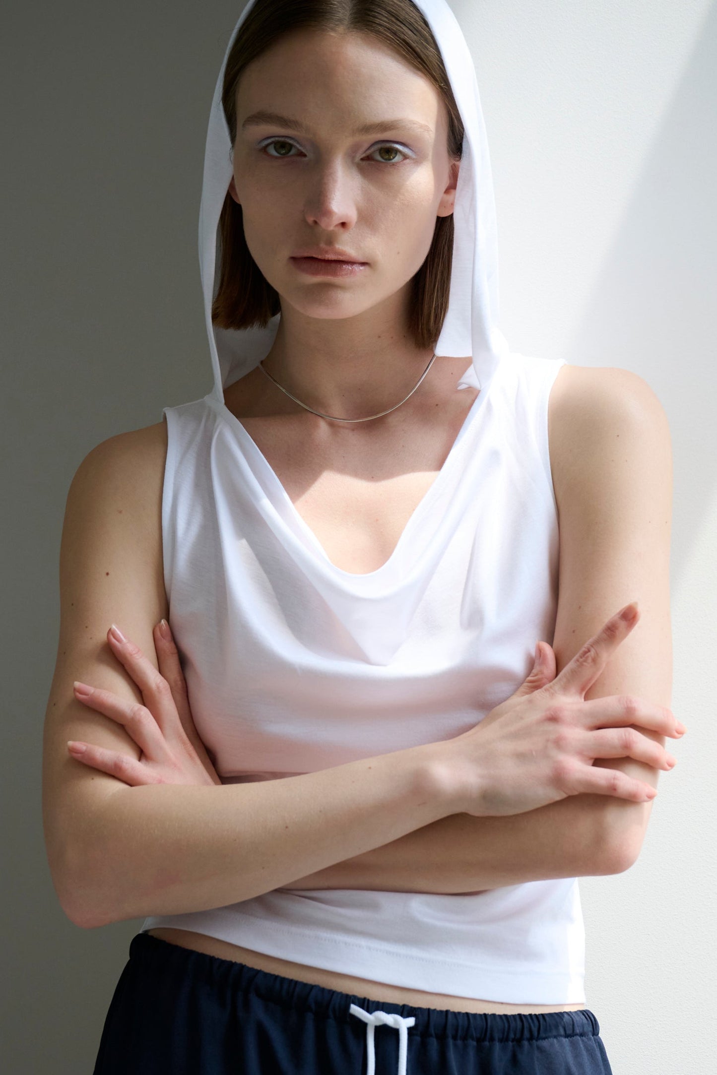 【 Order 】Drape Hood Top