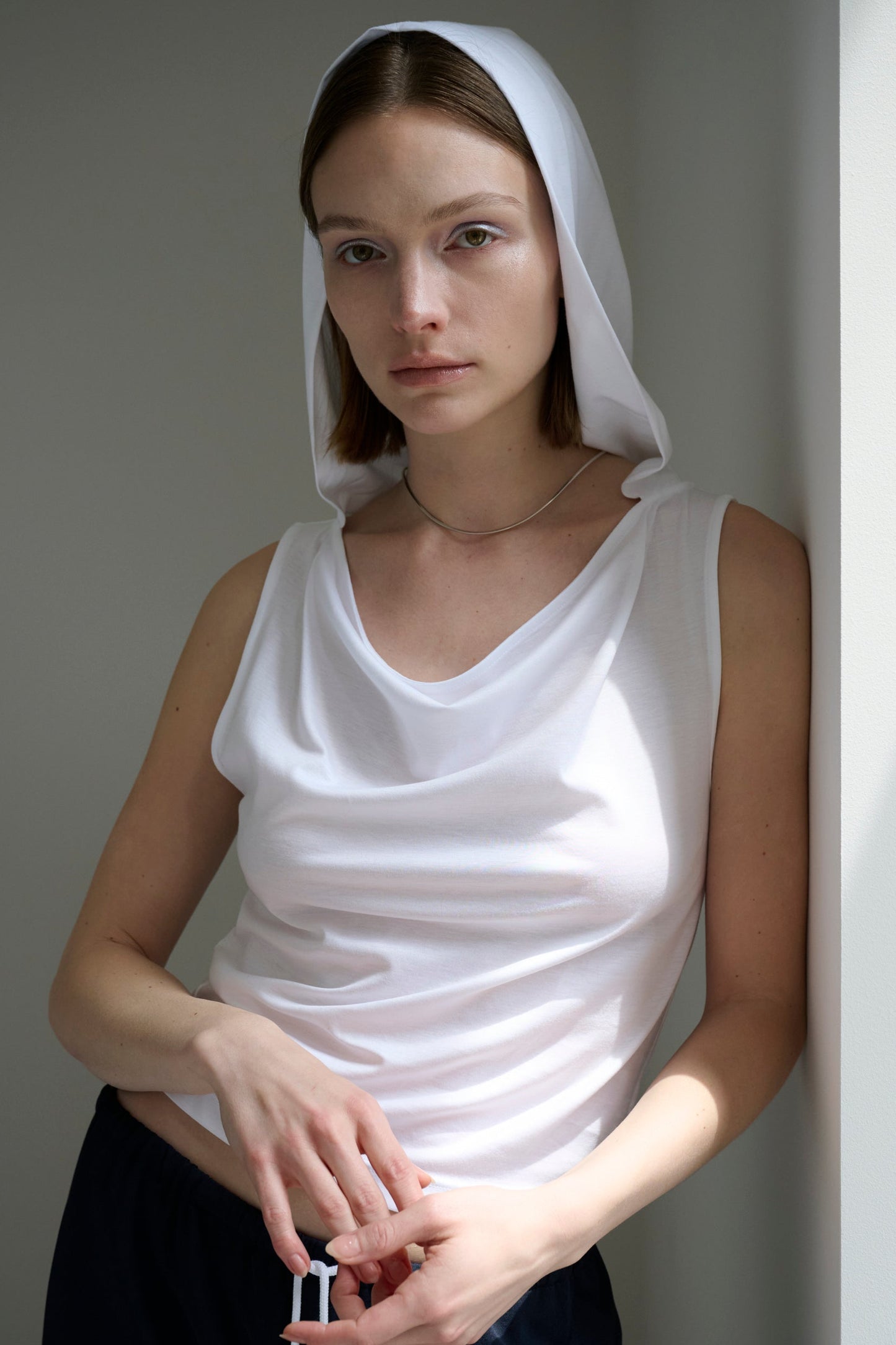 【 Order 】Drape Hood Top