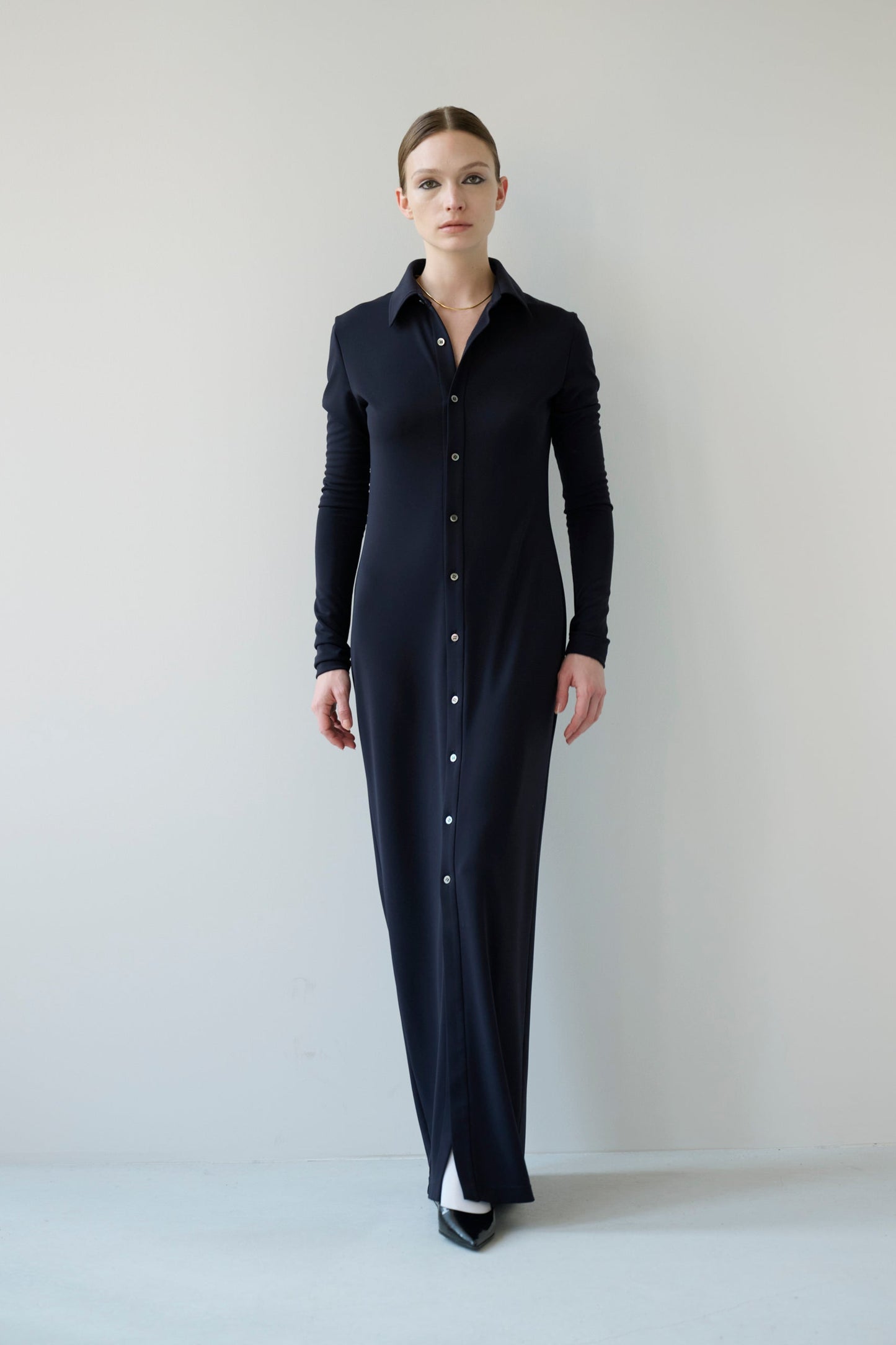 【Pre Order】Collar Long Dress