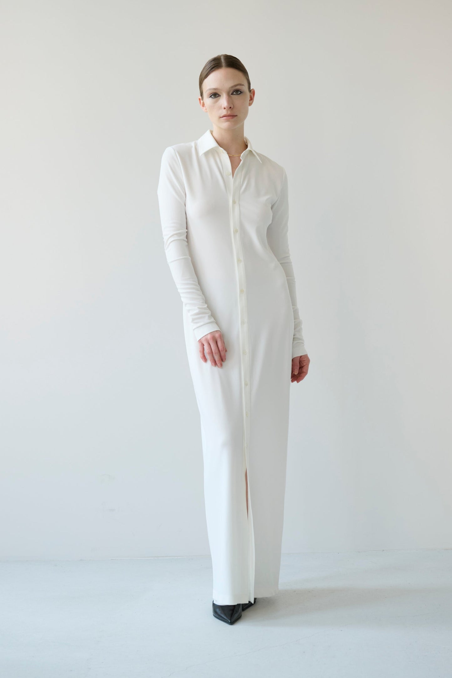 【Pre Order】Collar Long Dress