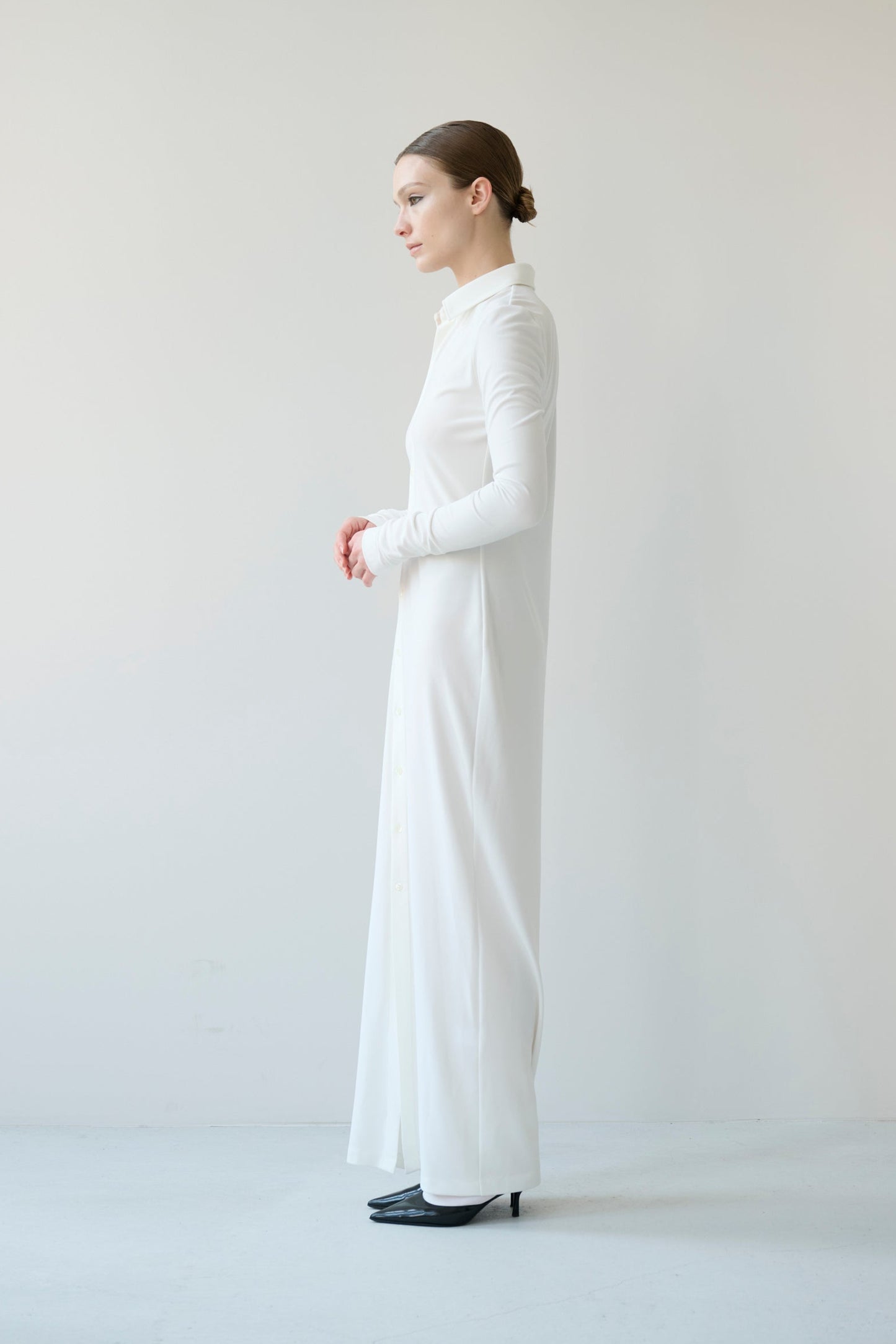 【Pre Order】Collar Long Dress