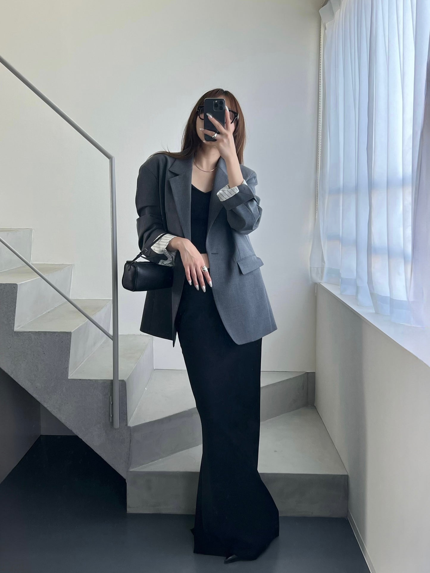 【PRE Order】Satin Long Skirt