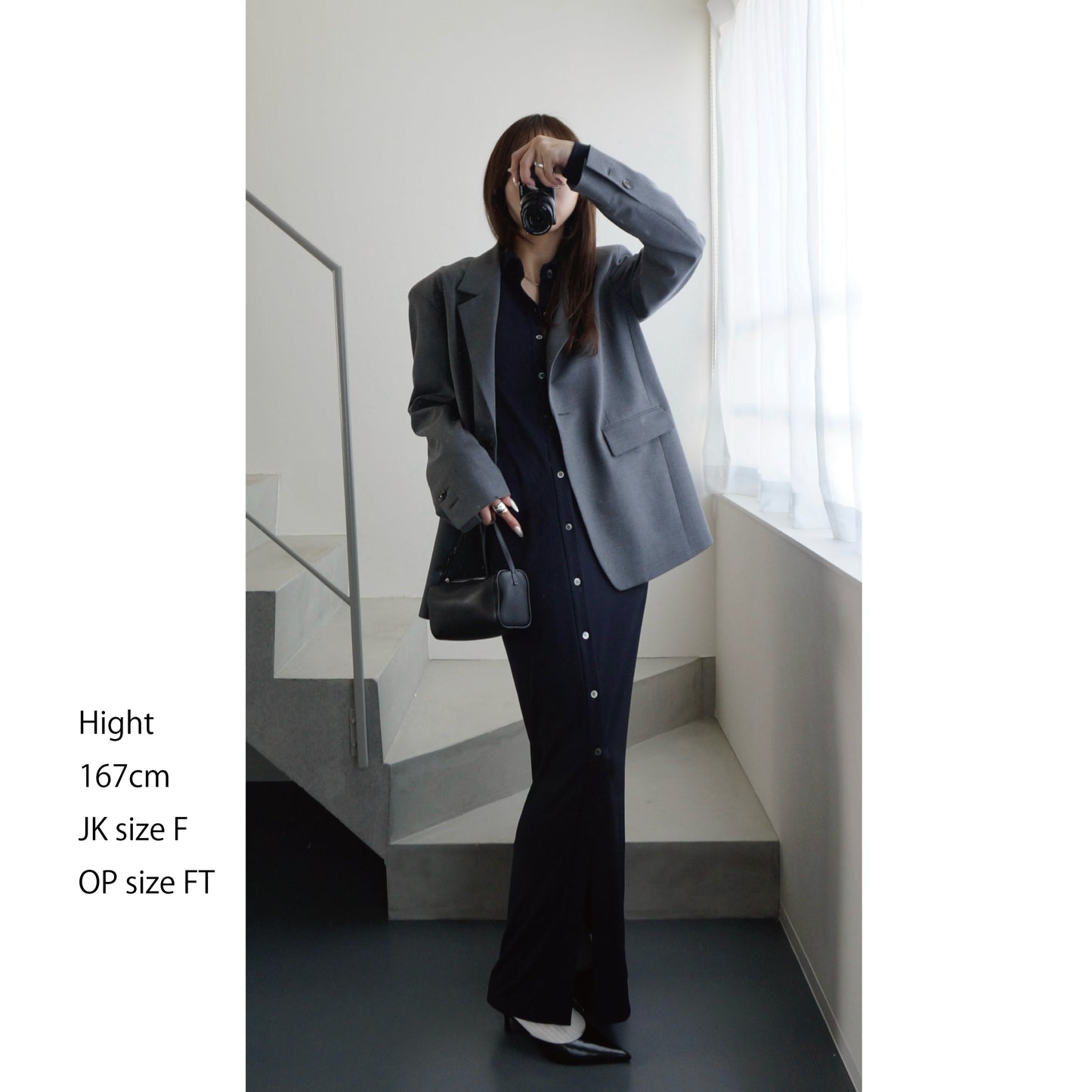 【Pre Order】Collar Long Dress