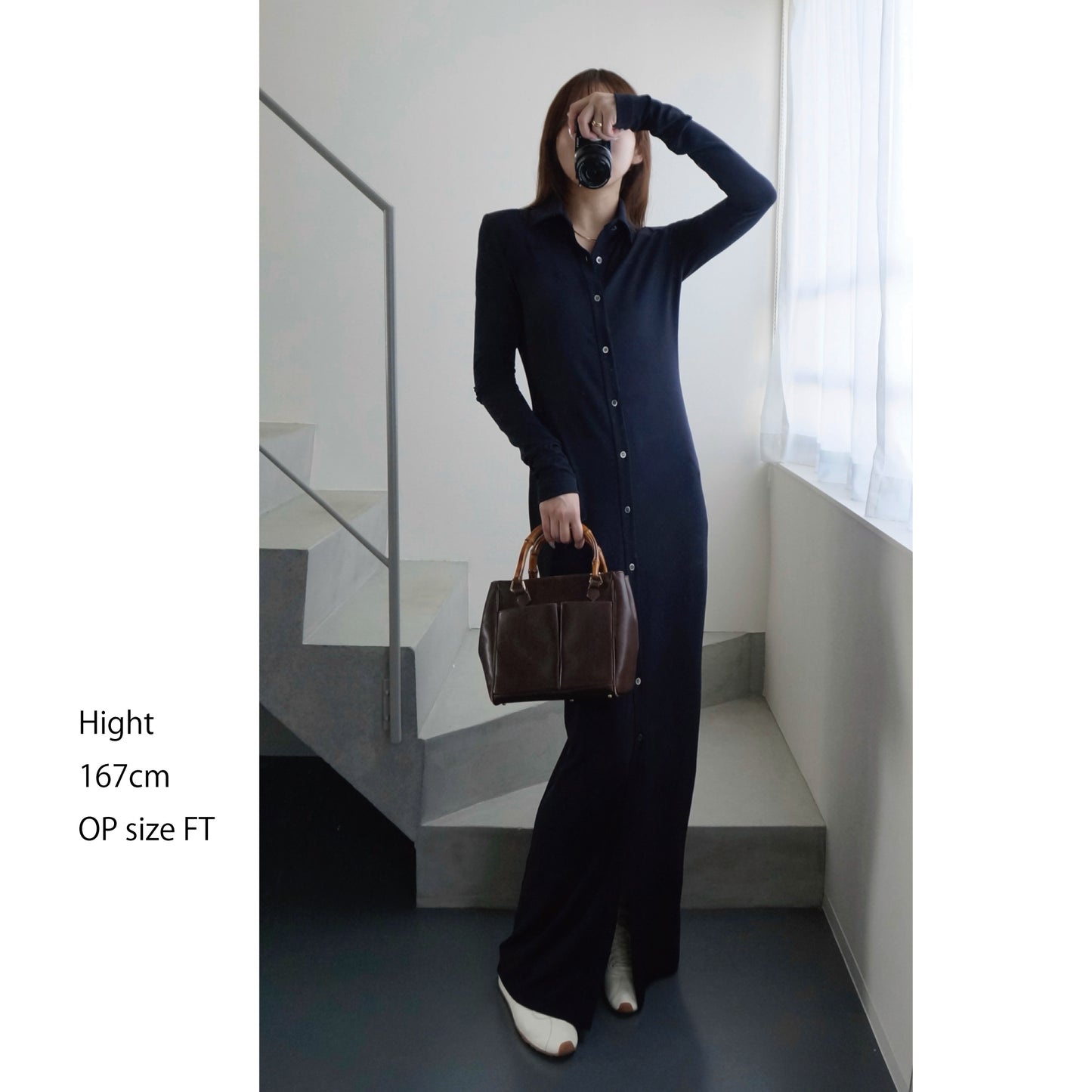 【Pre Order】Collar Long Dress