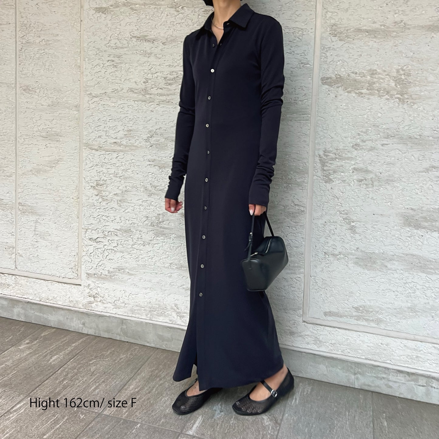 【Pre Order】Collar Long Dress