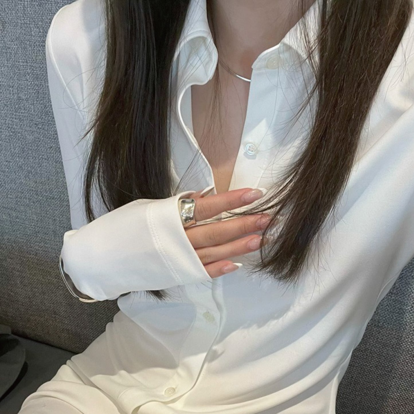 【Pre Order】Collar Long Dress