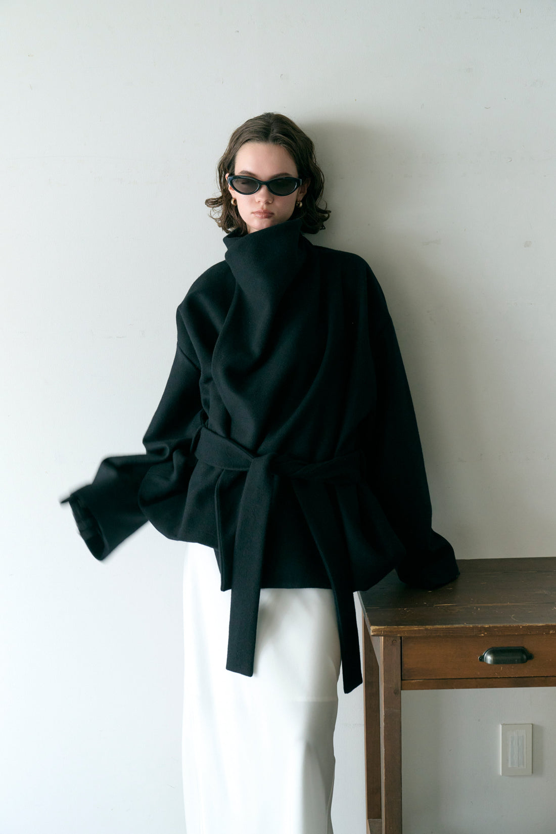 Wrap Cocoon Coat