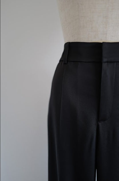 【ORDER】Satin Straight Pants