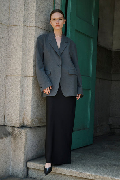 【Pre Order】Satin Long Skirt