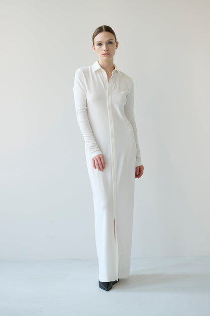 【Pre Order】Collar Long Dress