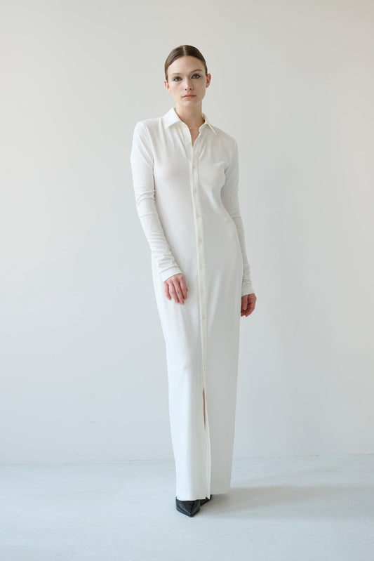 【Pre Order】Collar Long Dress