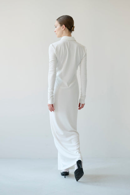 【Pre Order】Collar Long Dress
