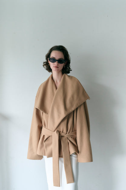 【PRE ORDER】Wrap Cocoon Coat