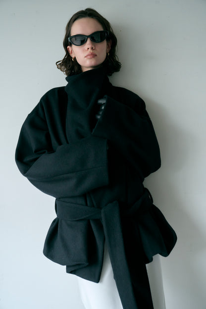 【PRE ORDER】Wrap Cocoon Coat