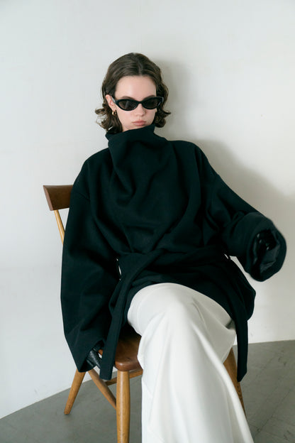 【PRE ORDER】Wrap Cocoon Coat