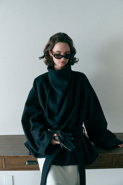 【PRE ORDER】Wrap Cocoon Coat