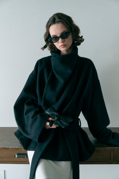 【PRE ORDER】Wrap Cocoon Coat