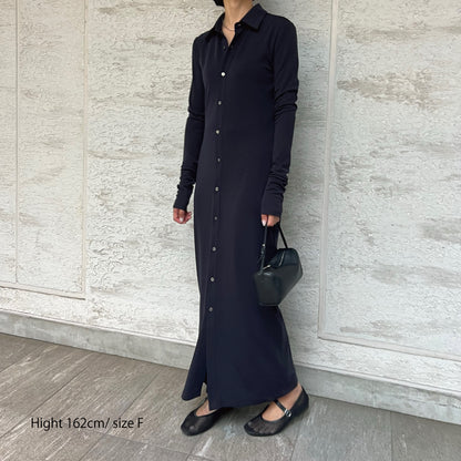 【Pre Order】Collar Long Dress