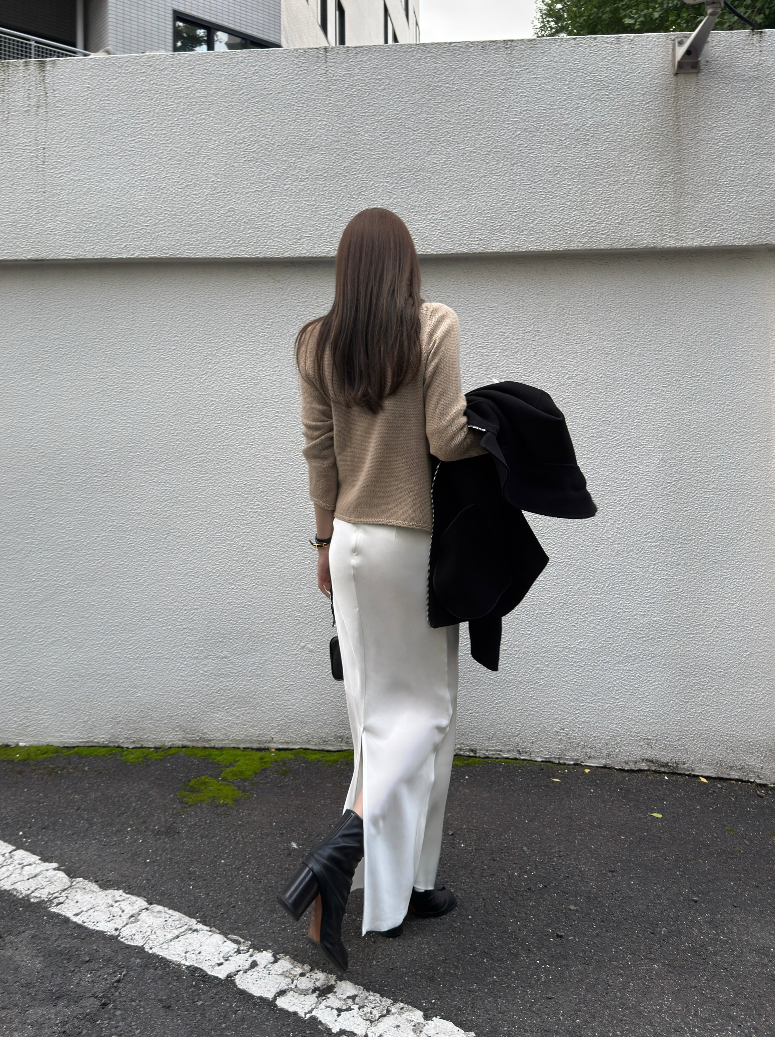 PRE Order】Satin Long Skirt – Huitrox