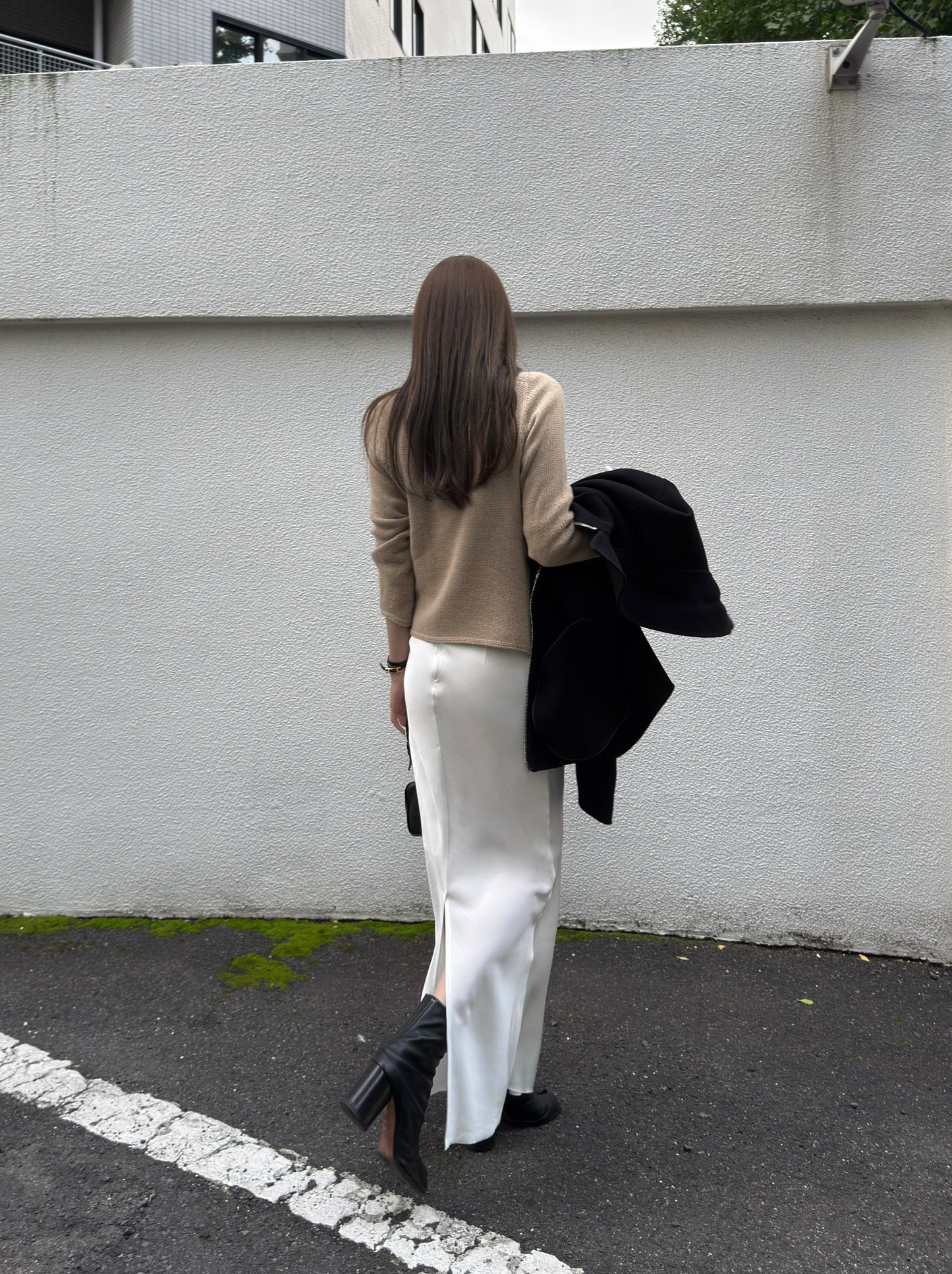 【PRE Order】Satin Long Skirt