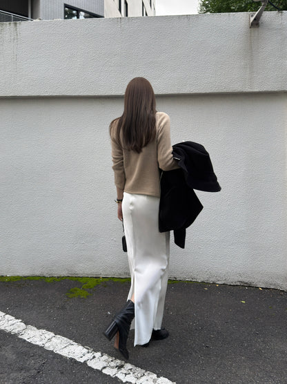 【PRE Order】Satin Long Skirt