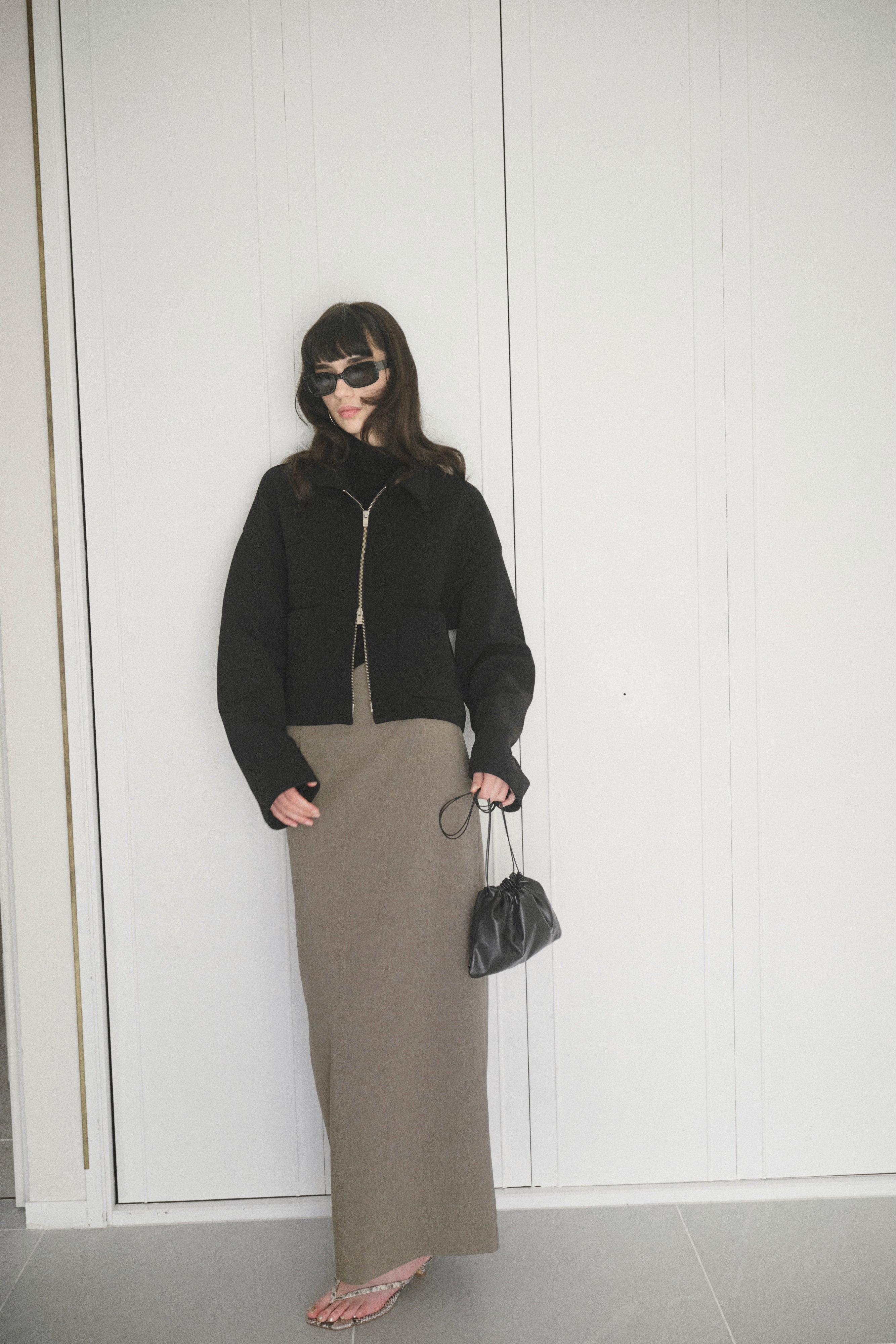 新品未使用　HUITROX Soft Line Skirt ブラウンMサイズ PRE ORDER 】Soft Line Skirt – Huitrox