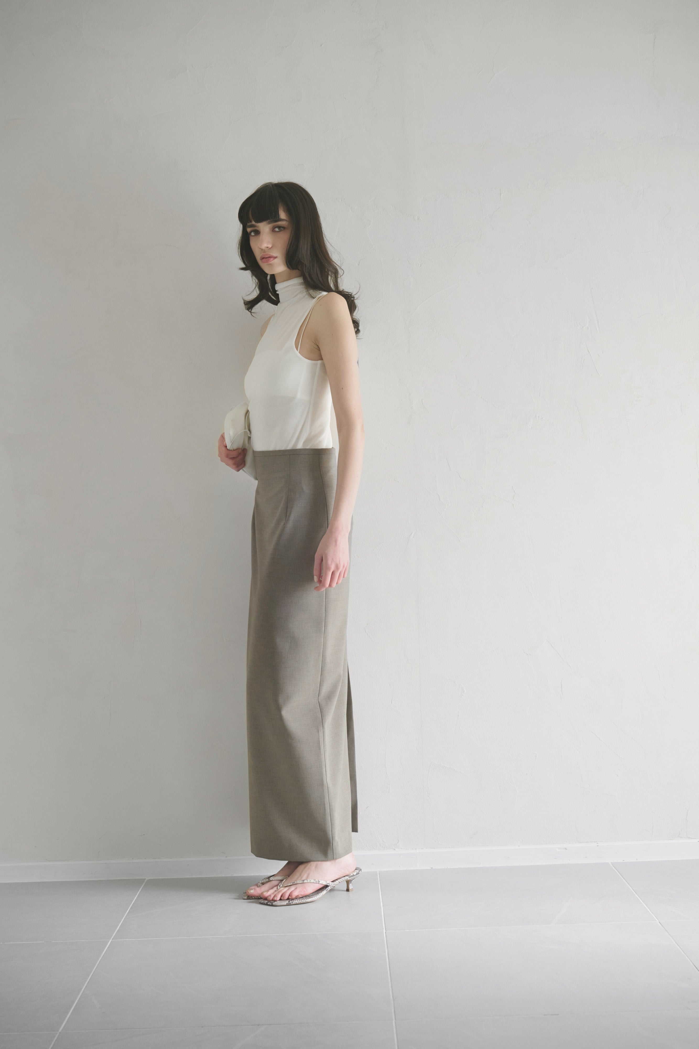 PRE ORDER 】Soft Line Skirt – Huitrox