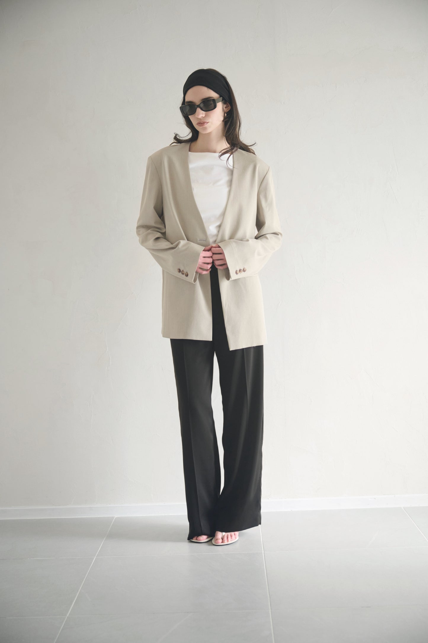 【PRE ORDER】Collarless Jacket