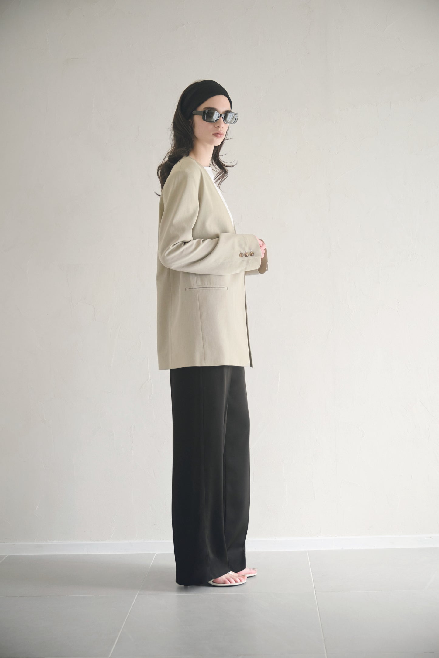 【PRE ORDER】Collarless Jacket