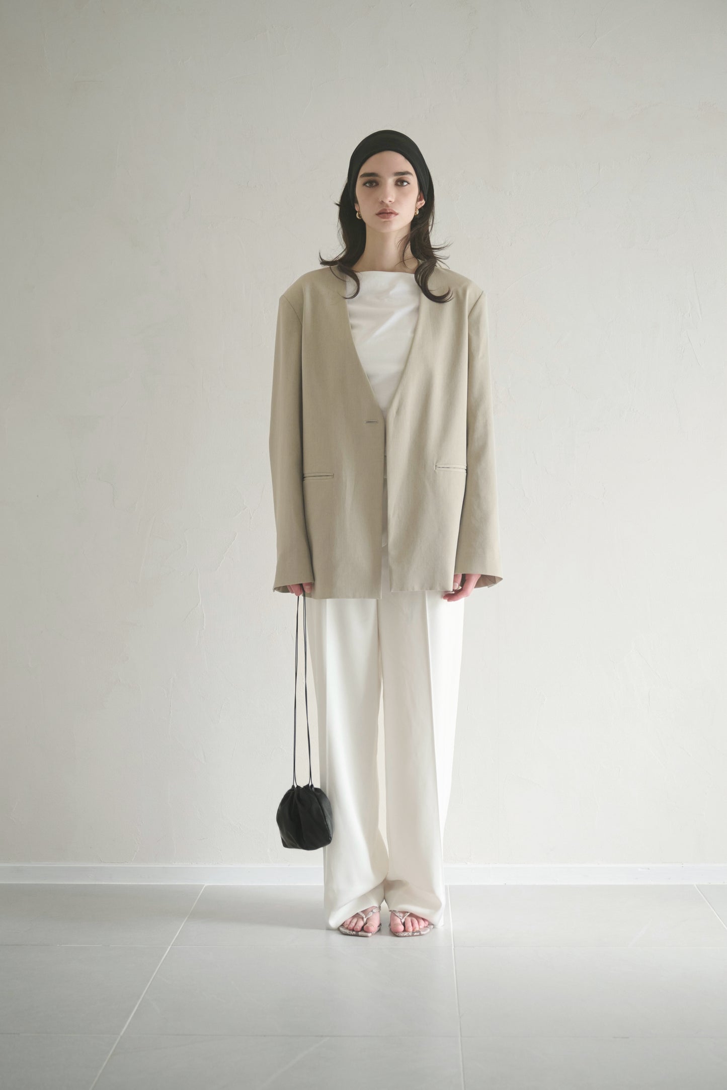 【PRE ORDER】Collarless Jacket