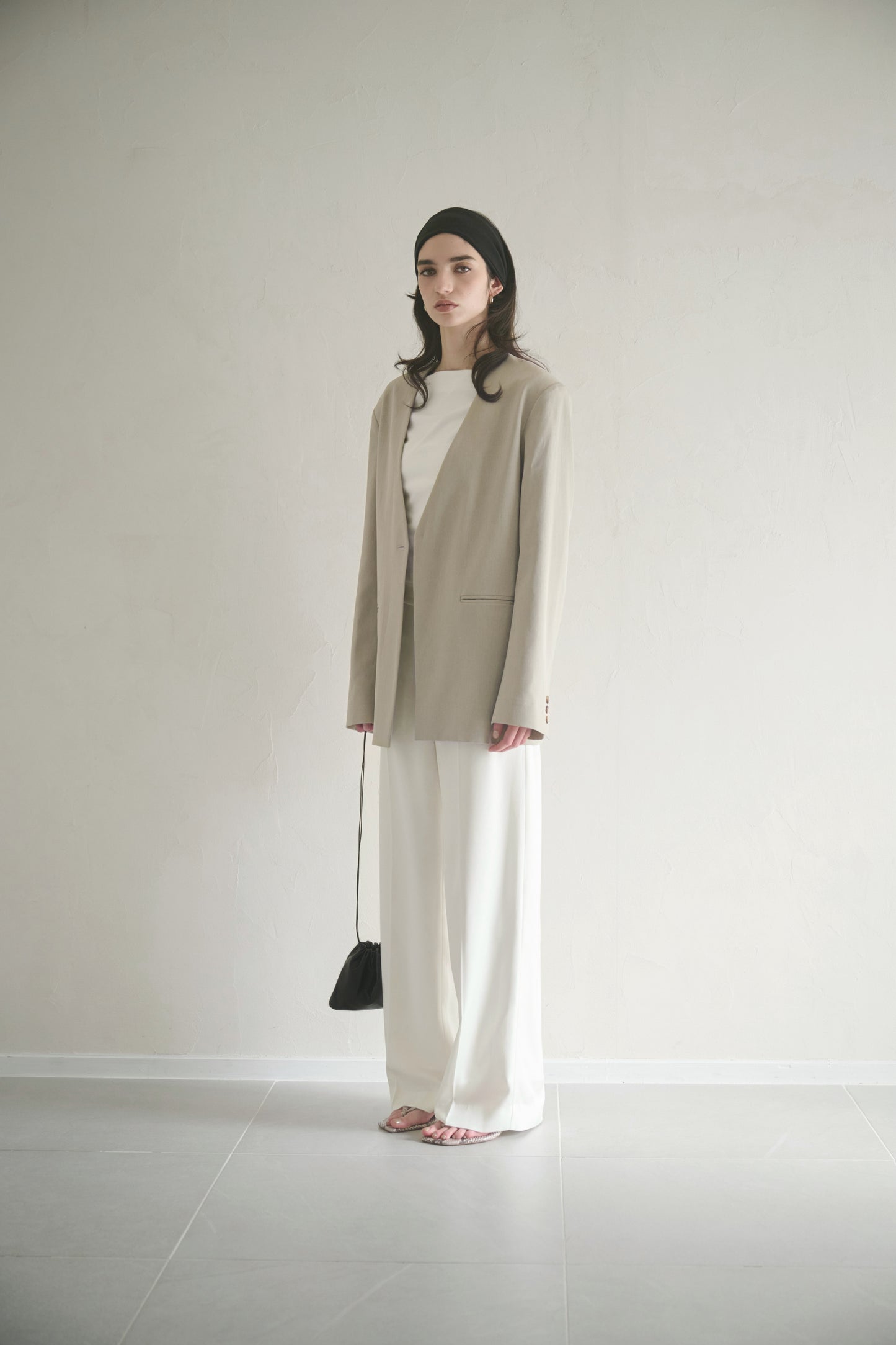 【PRE ORDER】Collarless Jacket