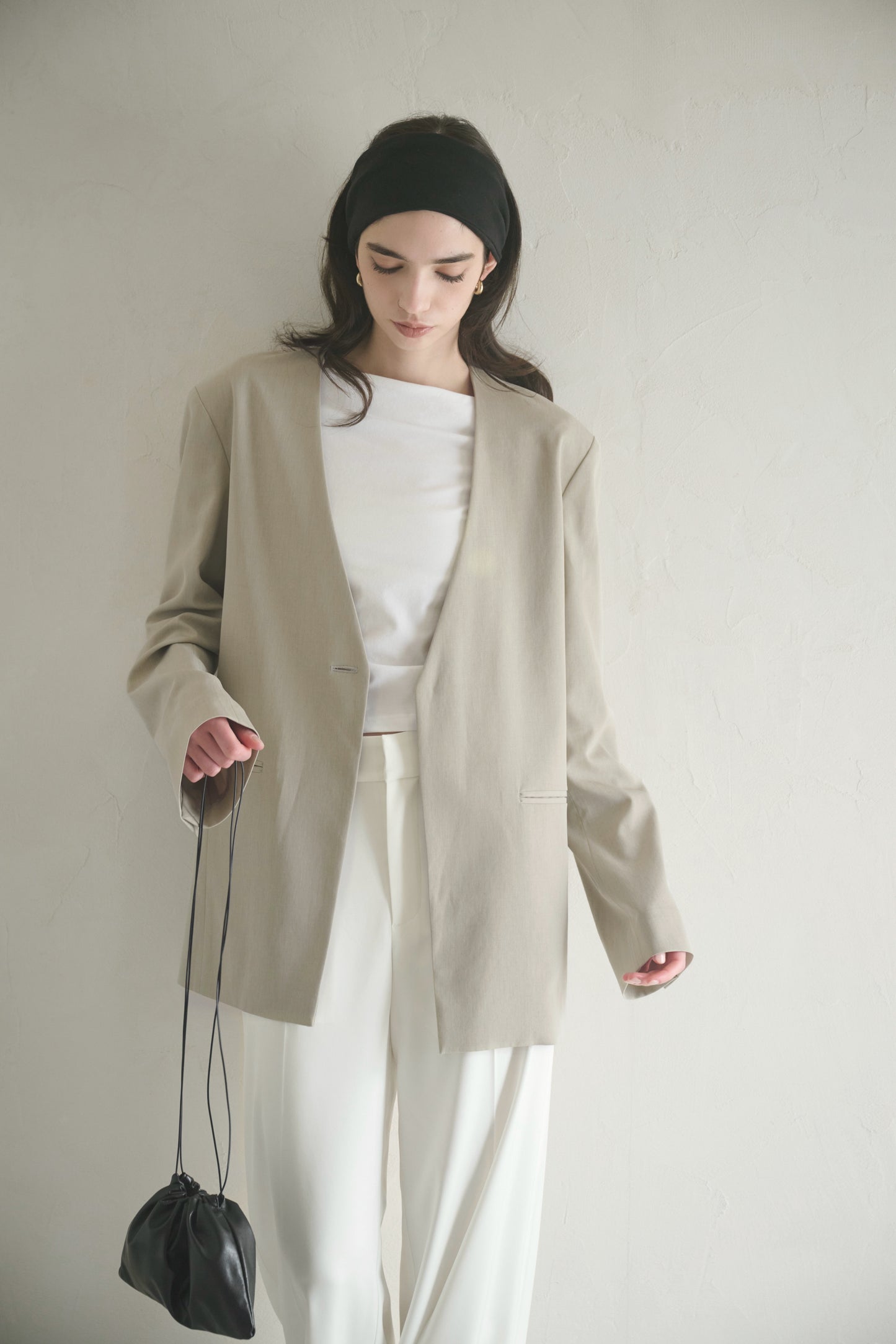 【PRE ORDER】Collarless Jacket