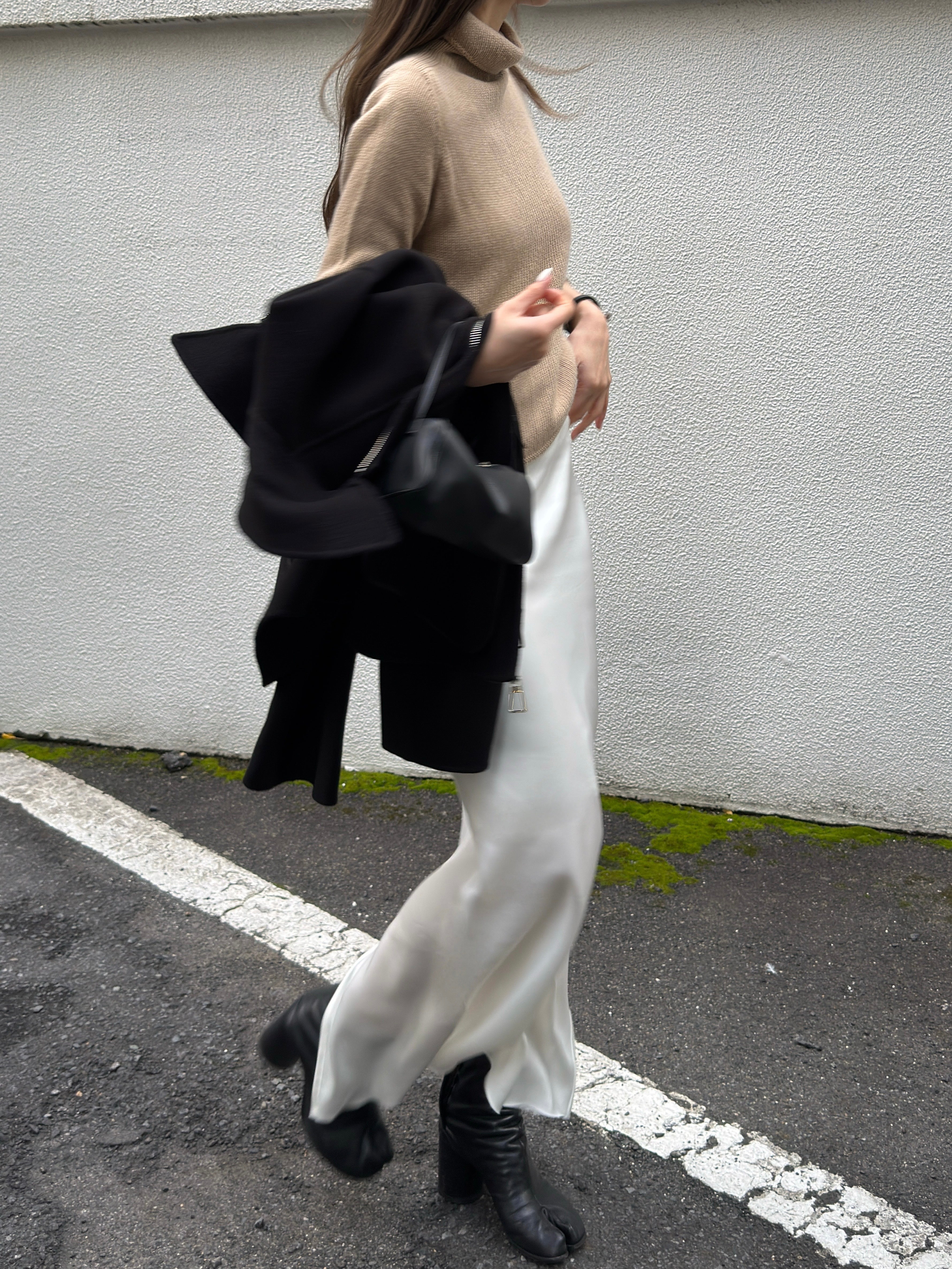 Order】Satin Long Skirt – Huitrox