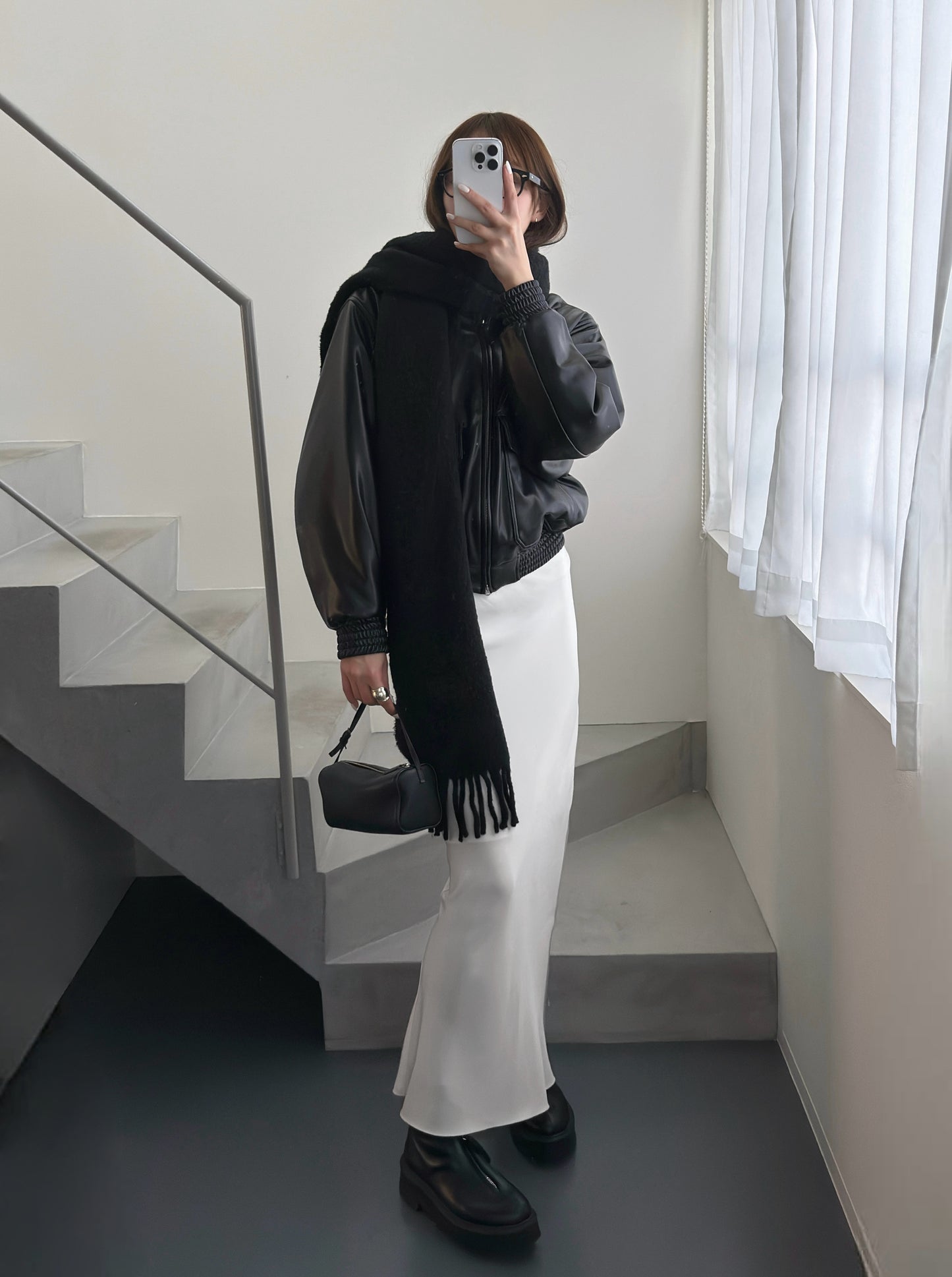 【PRE Order】Satin Long Skirt