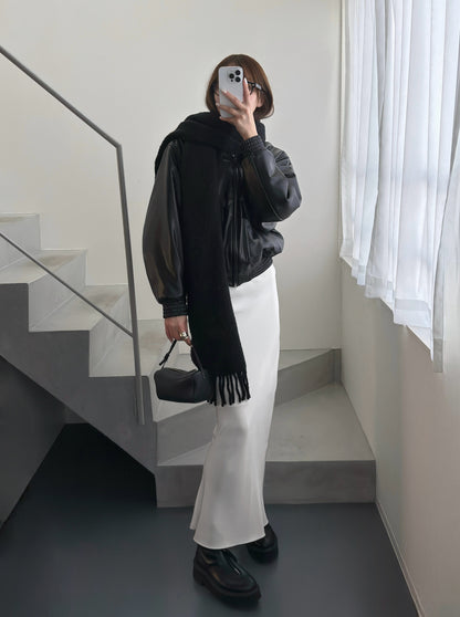 【PRE Order】Satin Long Skirt