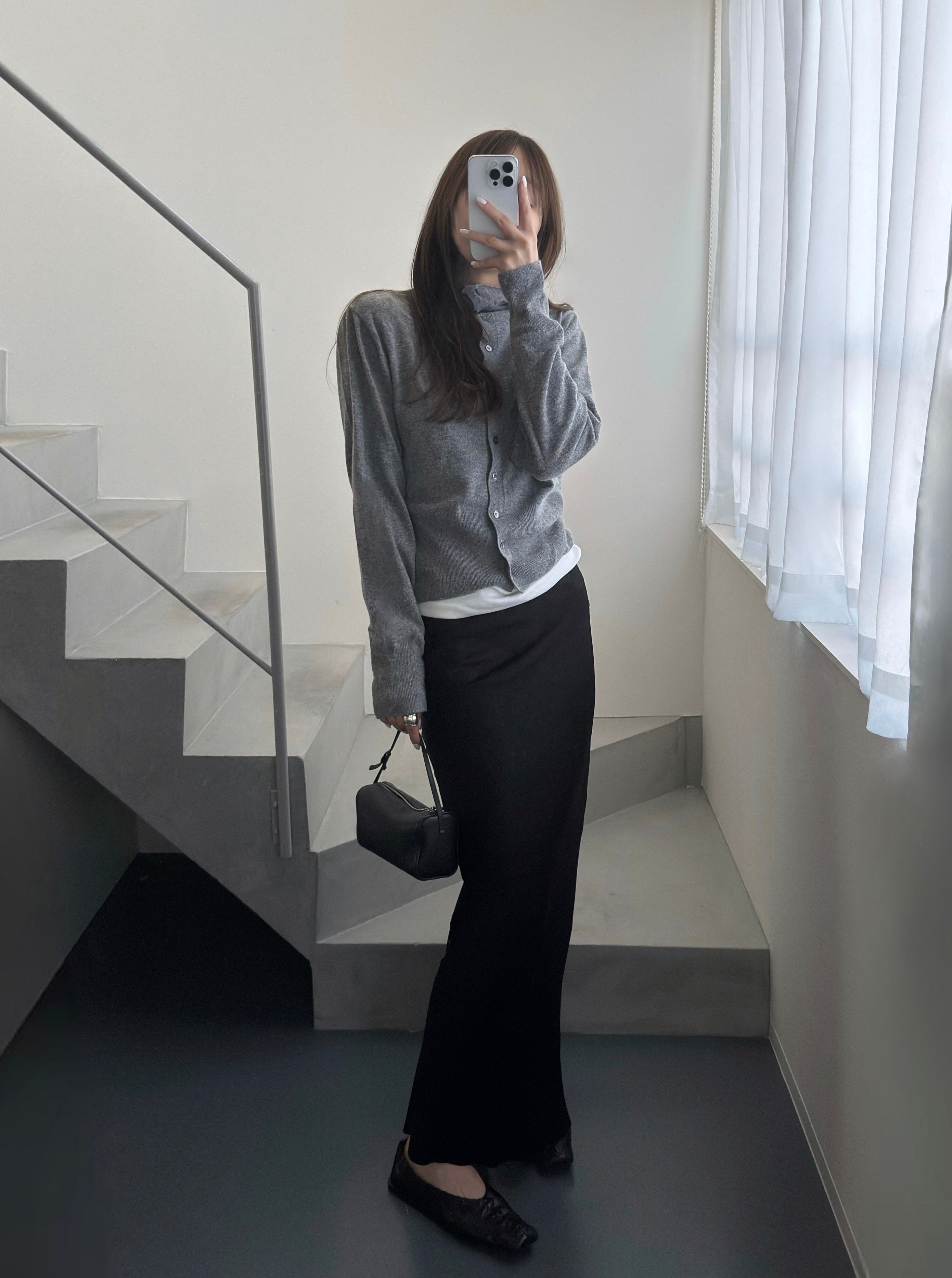 PRE Order】Satin Long Skirt – Huitrox