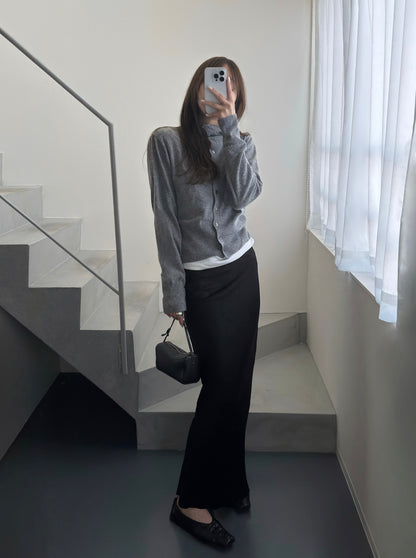 【PRE Order】Satin Long Skirt