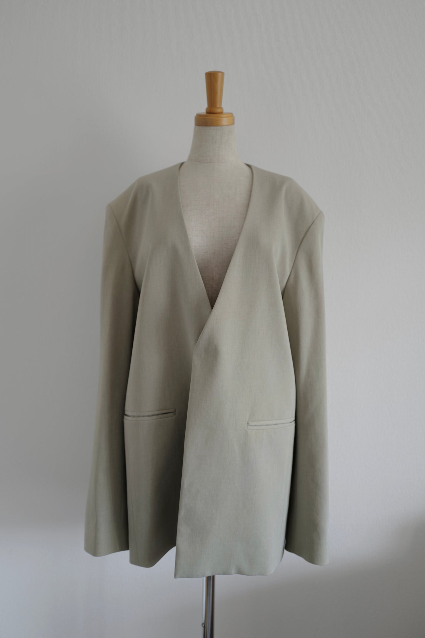 【ORDER】Collarless Jacket