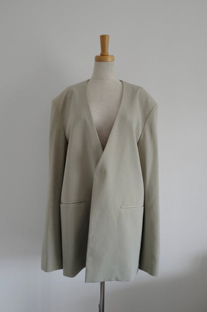【ORDER】Collarless Jacket