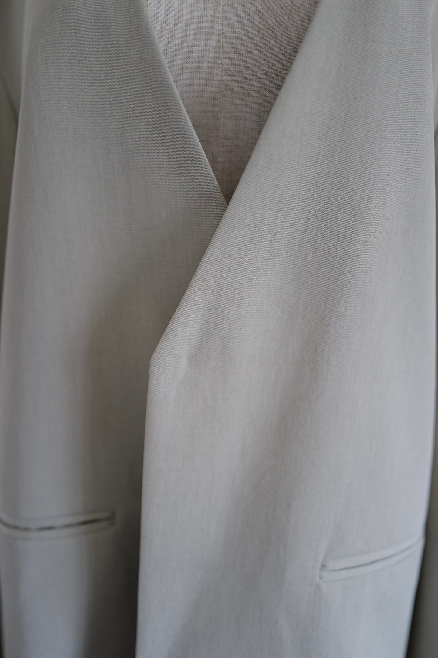 【ORDER】Collarless Jacket