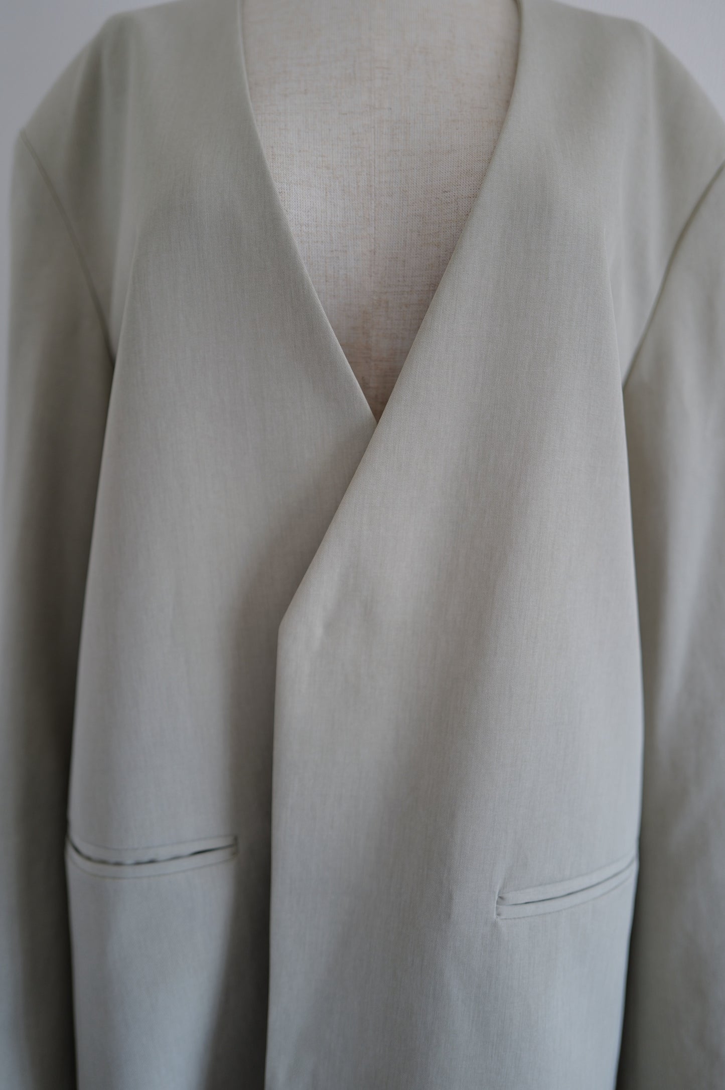 【ORDER】Collarless Jacket