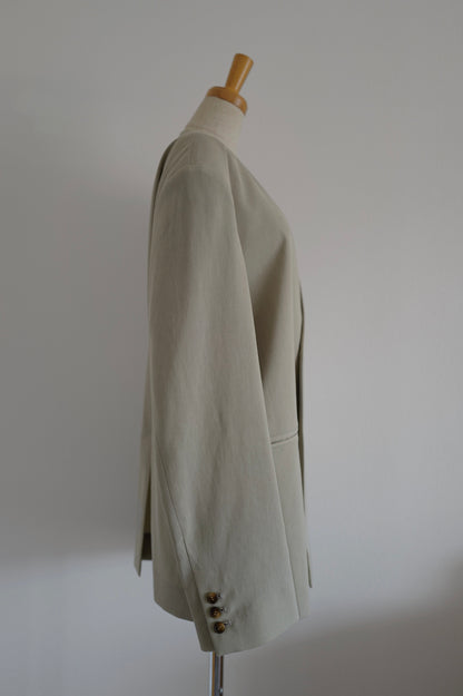 【ORDER】Collarless Jacket