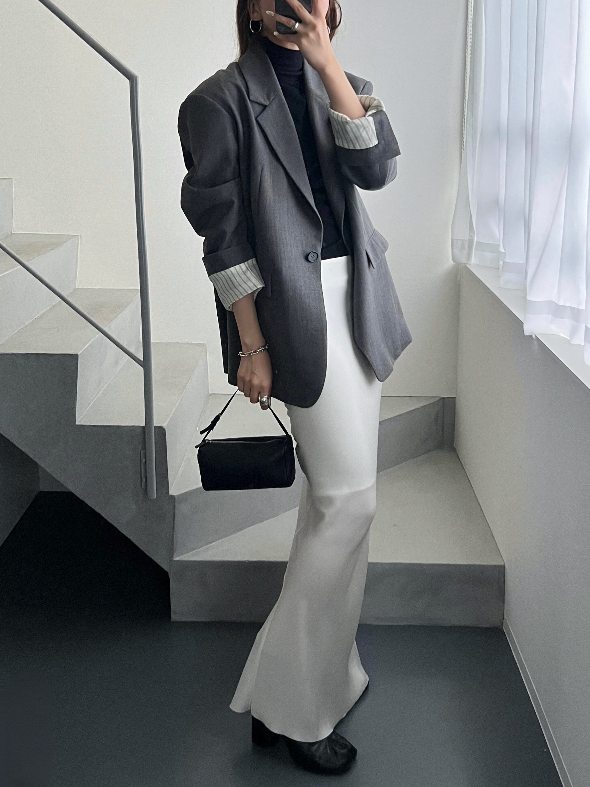 PRE Order】Satin Long Skirt – Huitrox