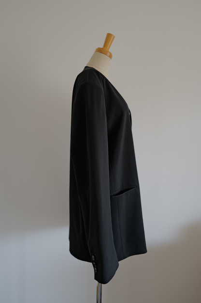 【ORDER】Collarless Jacket
