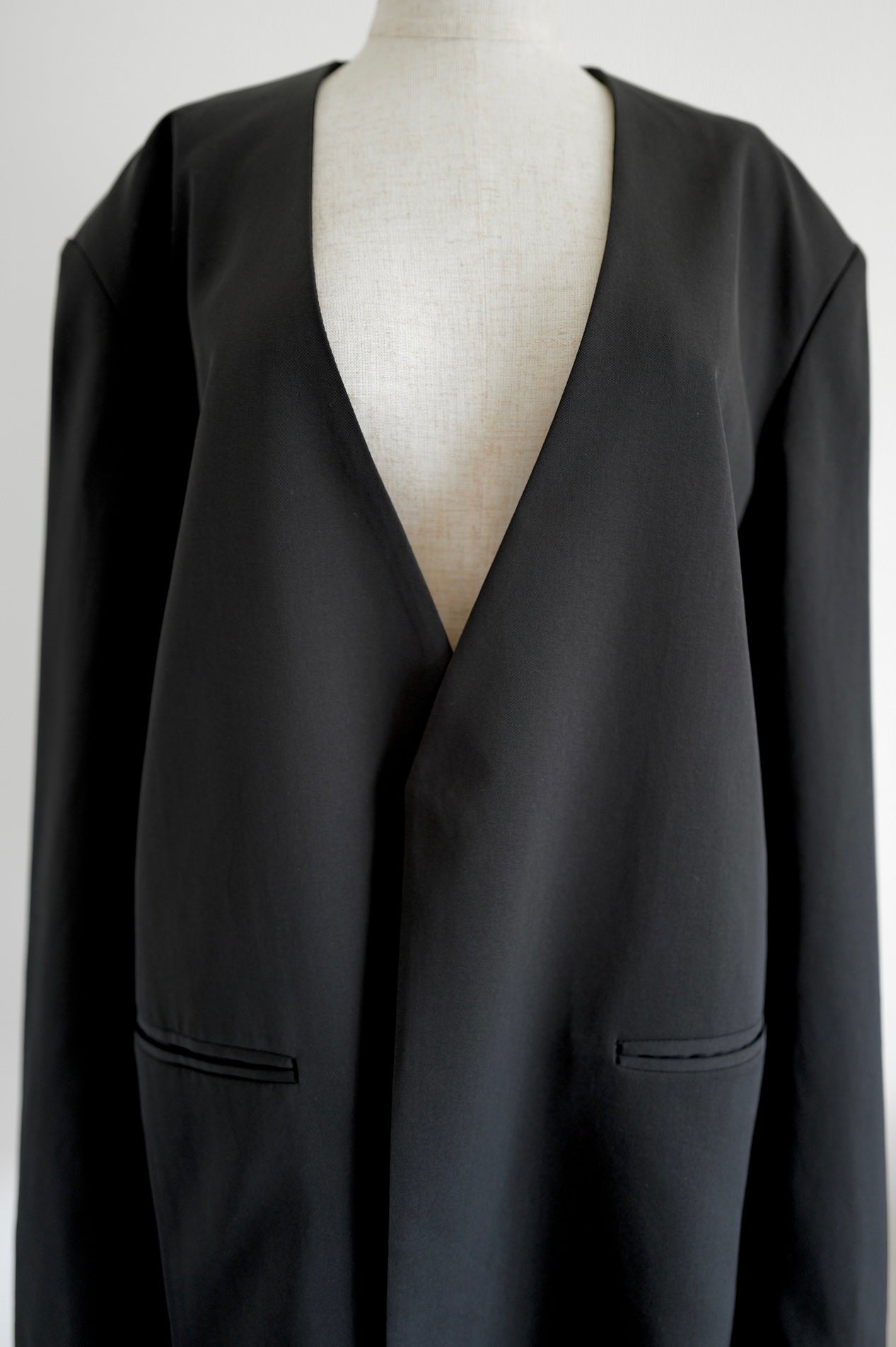 【ORDER】Collarless Jacket