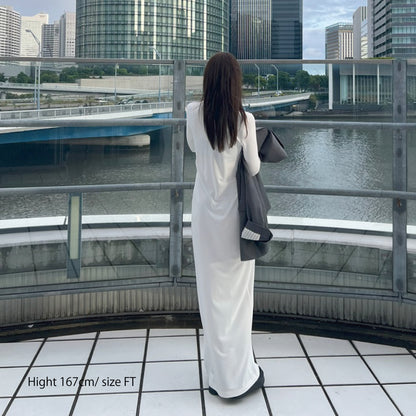 【Pre Order】Collar Long Dress
